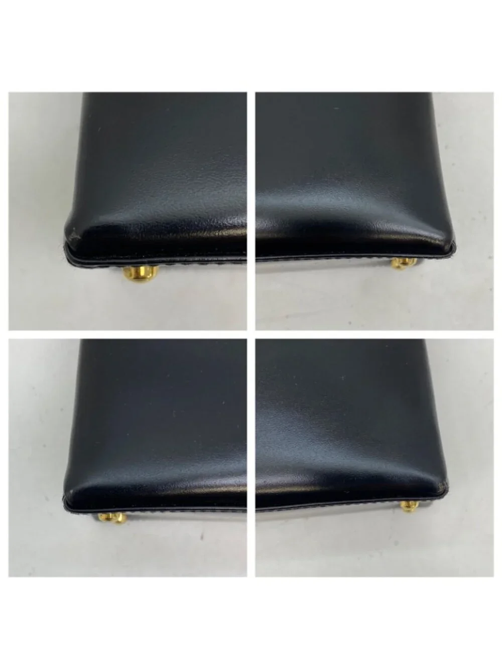 Gucci Handbag Leather Black Tote GG Business - Picture 7 of 15